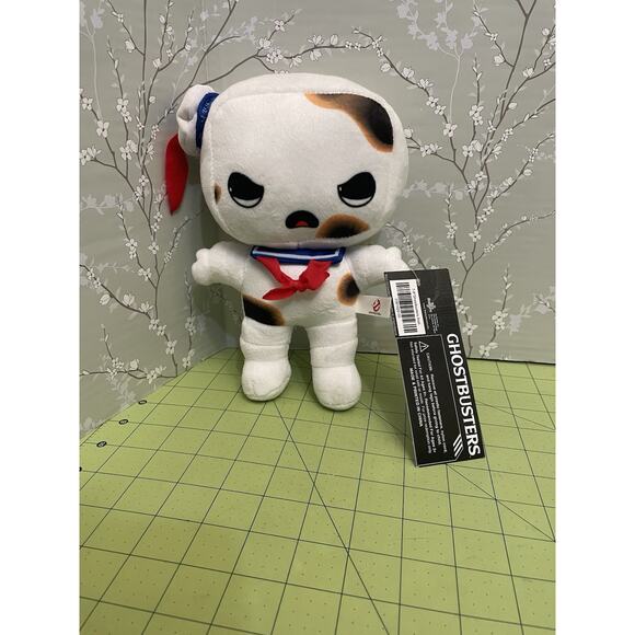 Ghostbusters Plush Stay Puft Burnt Charred Marshmallow Man 8" With Tags - Picture 10 of 10